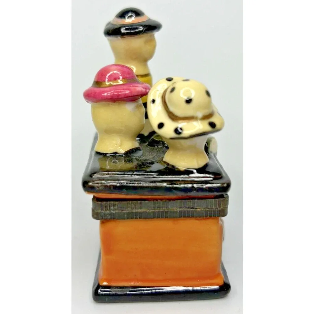 Vintage Dresser with Hats‎ Style Trinket Box SKU PB193